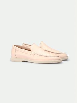 Light Pink Nappa Yacht Loafers