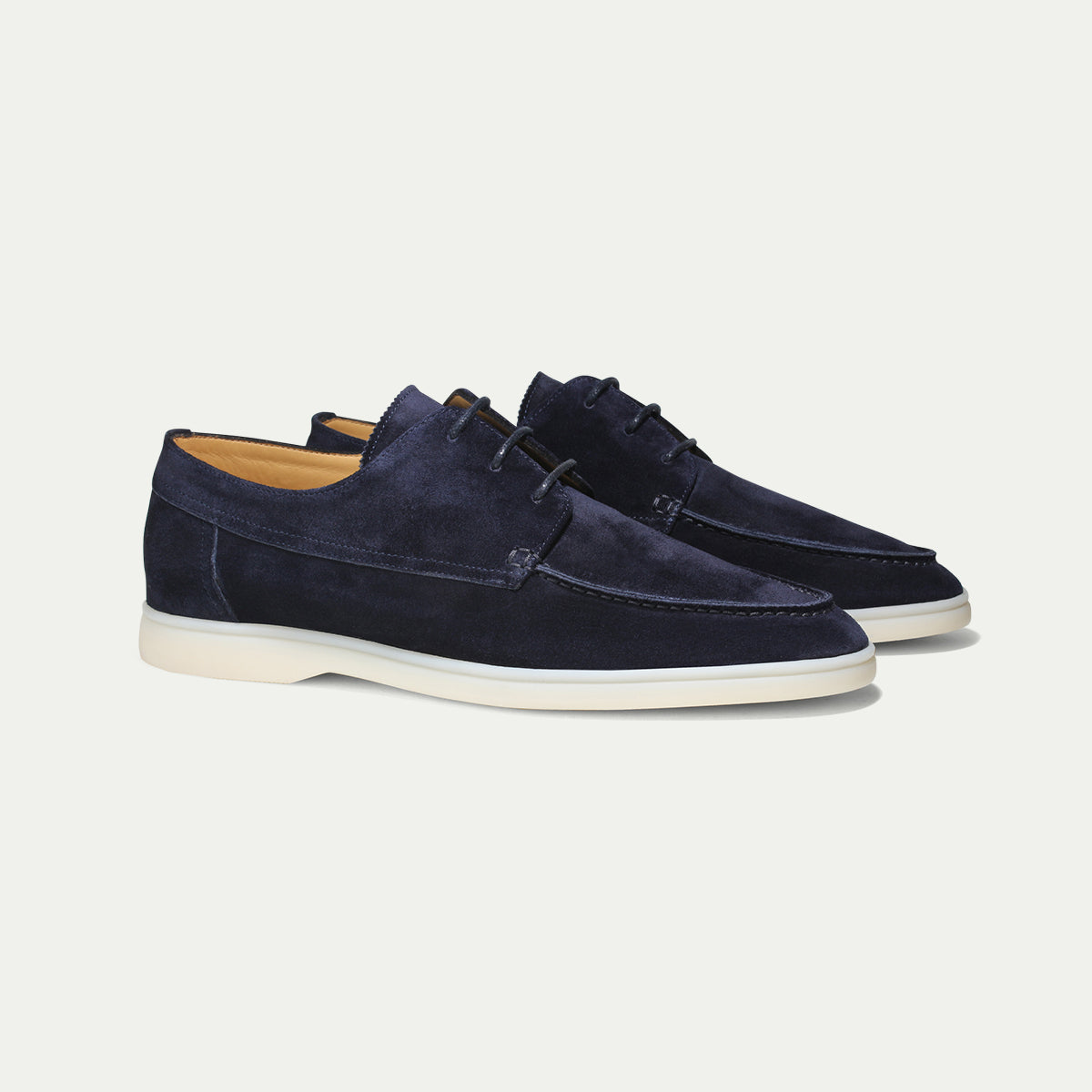 Navy Boat Loafers - Main Image