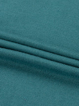 Extrafine Merino Buttonless Polo Carribean Blue