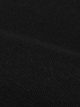 Extrafine Merino Knitted Shirt Black Aurelien