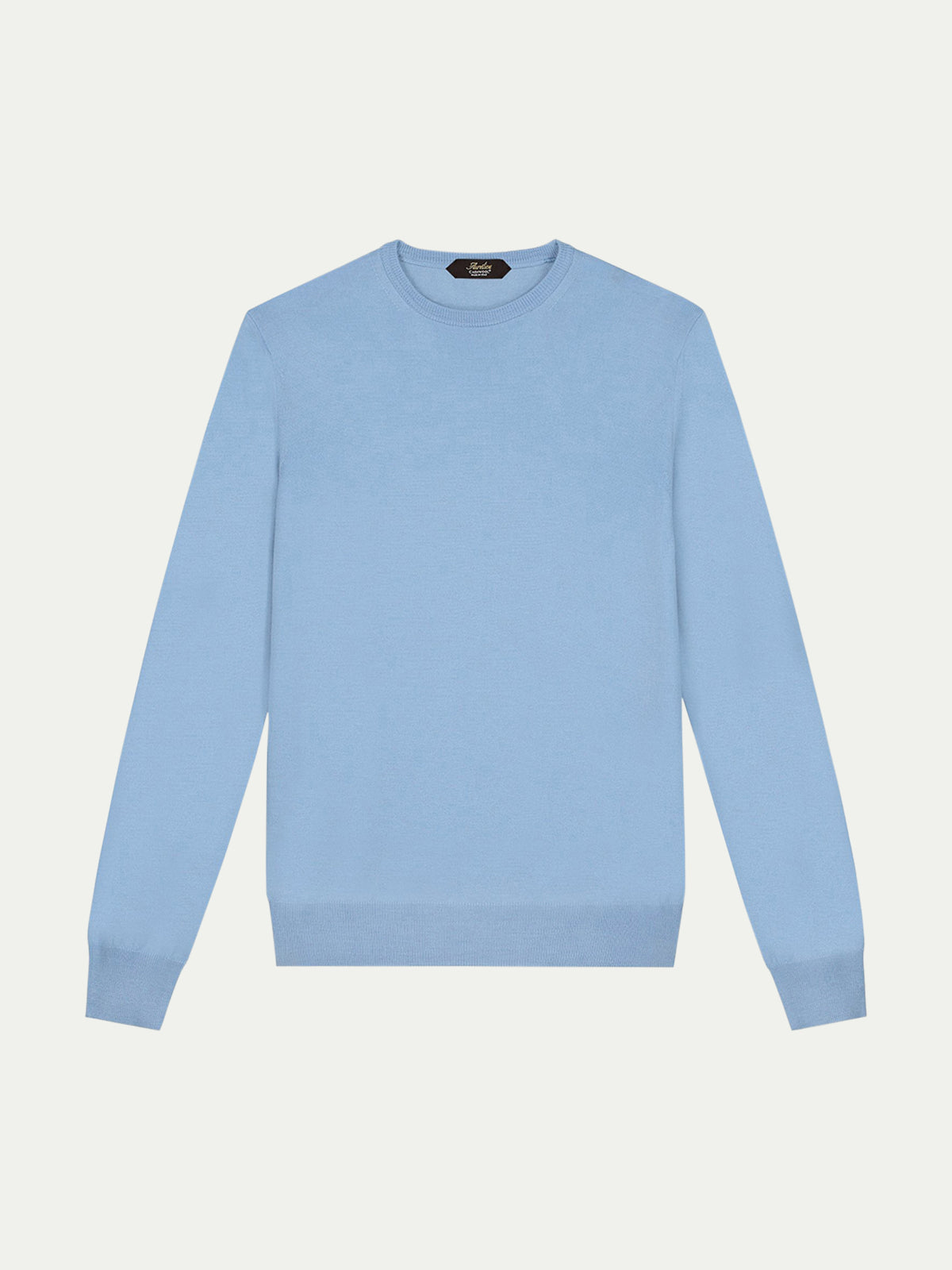 Aurélien | Cashwool Crew Neck Sweater Light Blue
