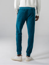 Aquamarine Terry Towelling Leisure Trousers
