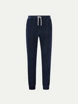Navy Terry Towelling Leisure Trousers