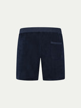 Navy Terry Towelling Leisure Shorts