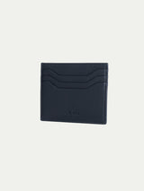 Navy Grained Leather Cardholder