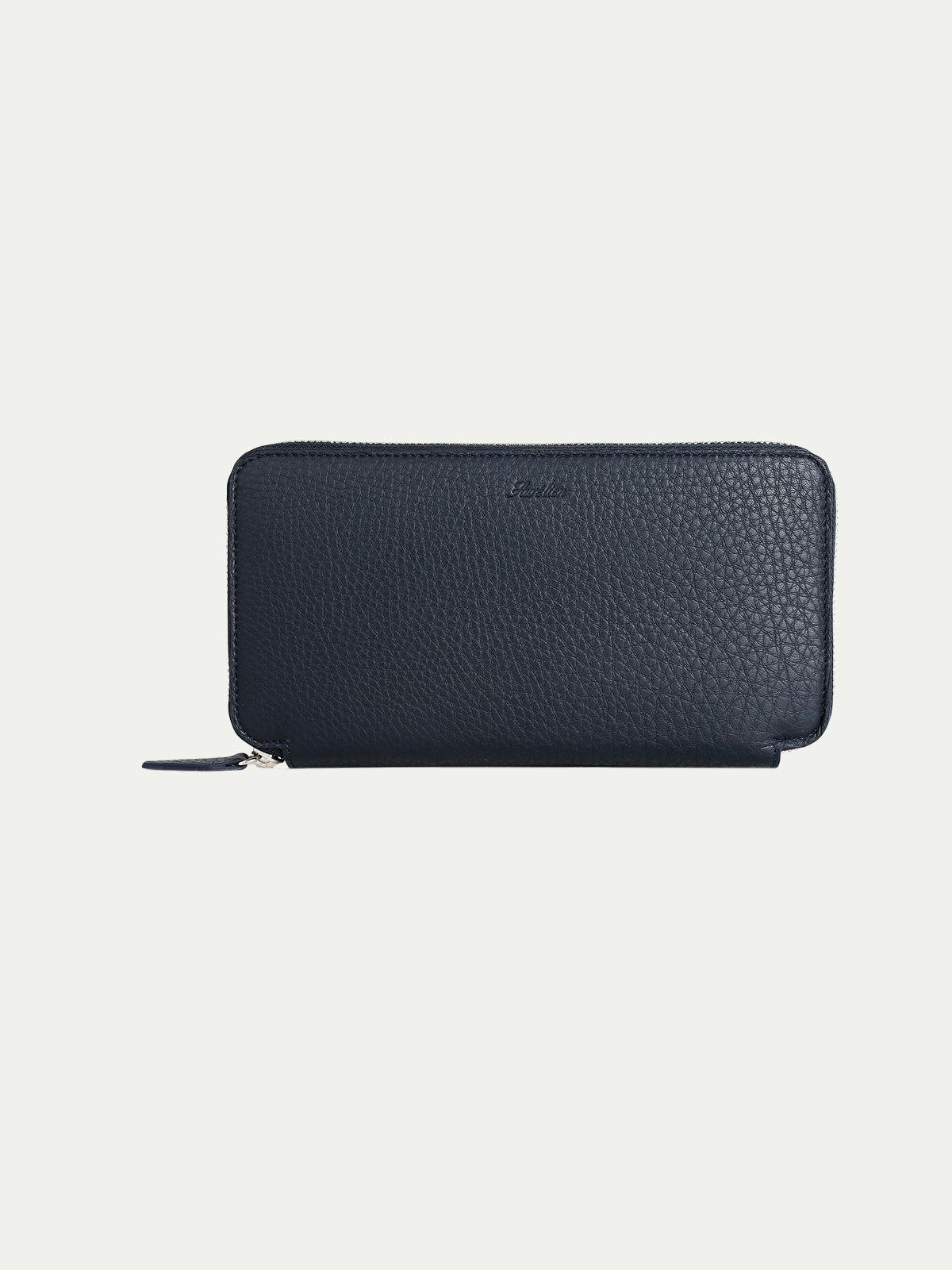 Navy Zipper Wallet