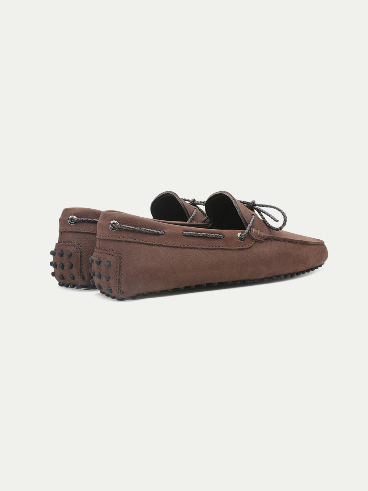 Brown Nubuck Driving Shoes Aurelien