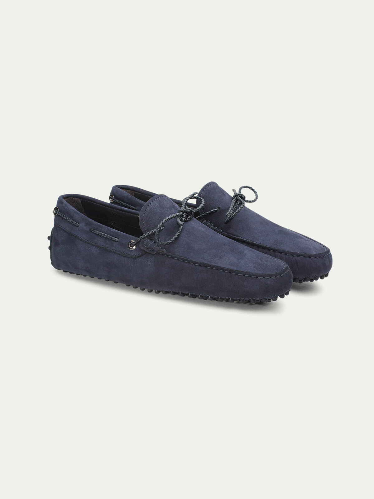 Navy Nubuck Driving Shoes Aurelien