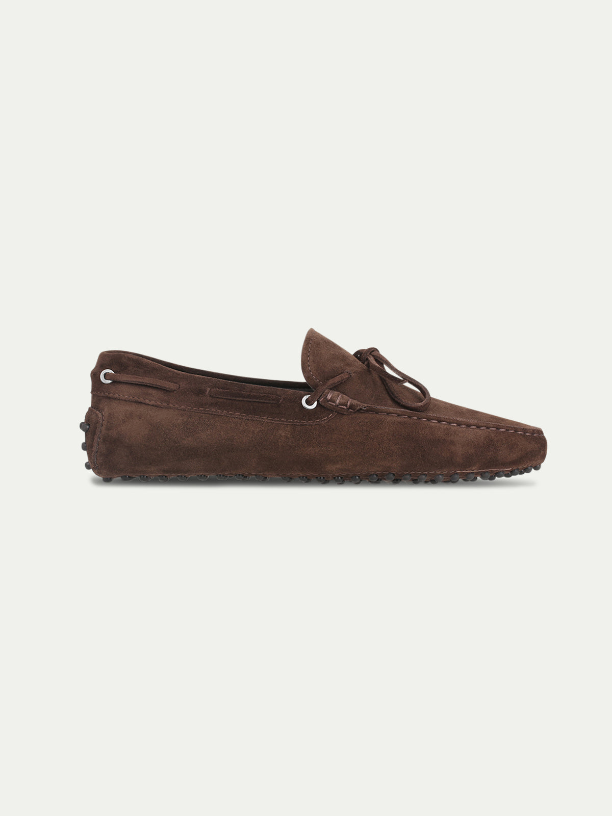 Chocolate Suede Driving Shoes Aurelien