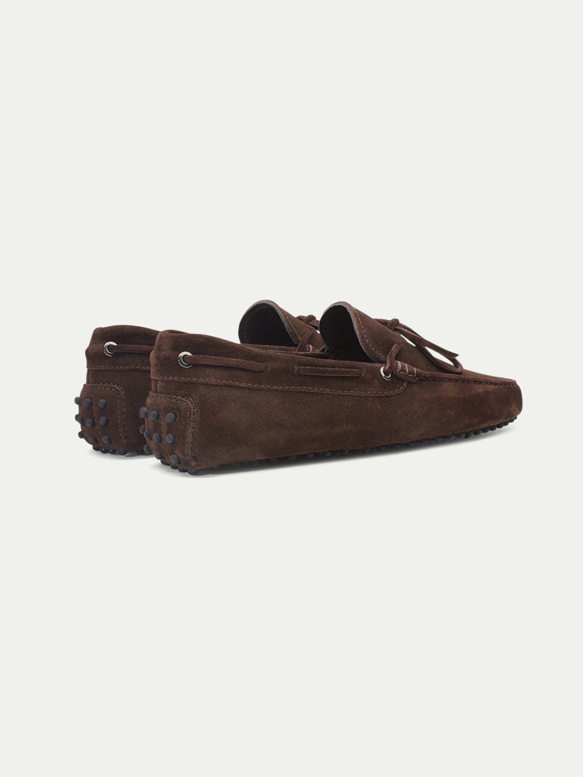 Chocolate Suede Driving Shoes Aurelien