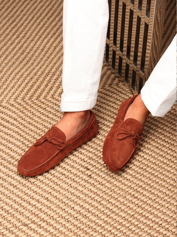 Sienna Suede Driving Shoes