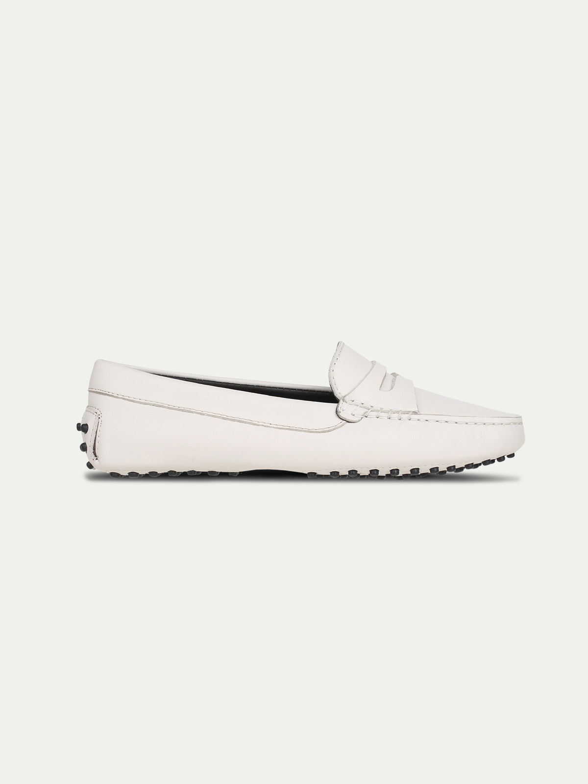 Off-white Leather Driving Shoes II