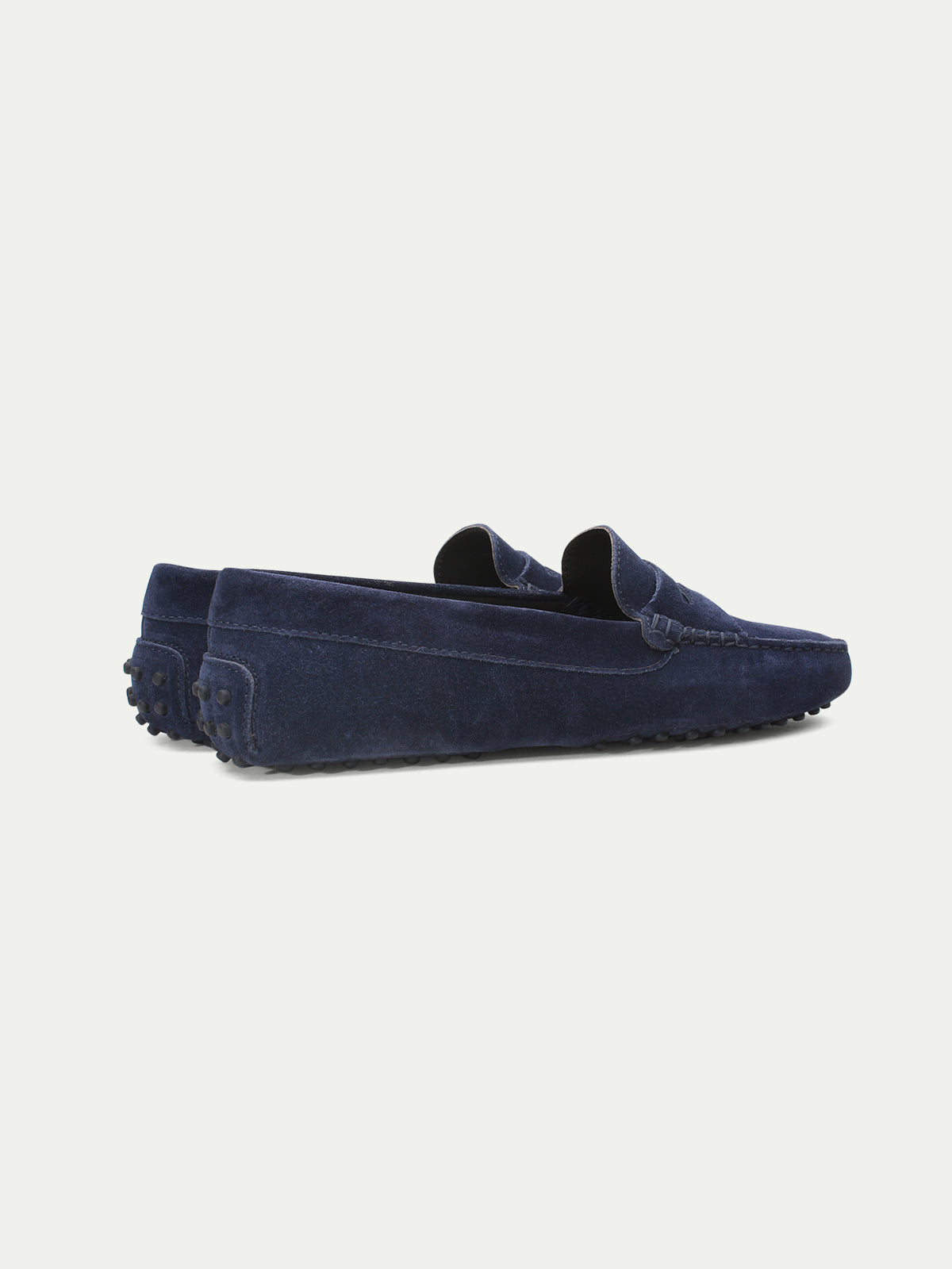 Navy Suede Driving Shoes