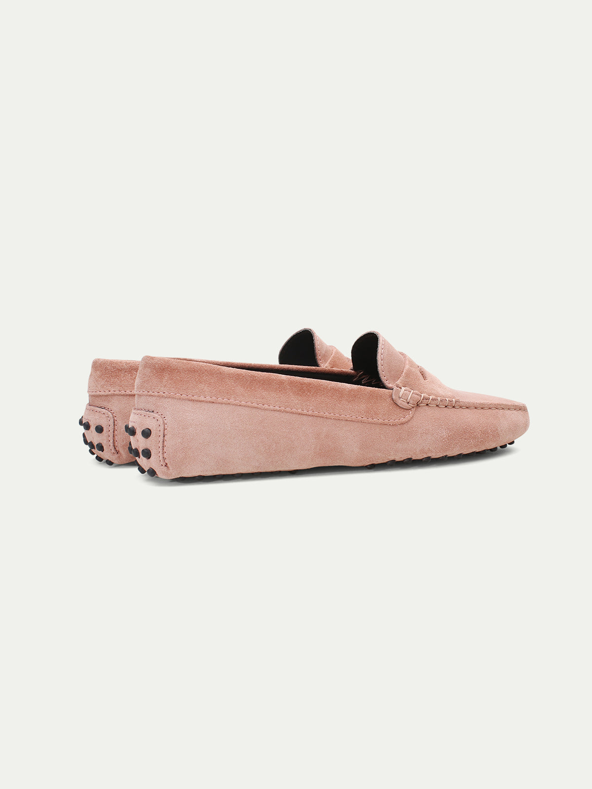 Pink Suede Driving Shoes