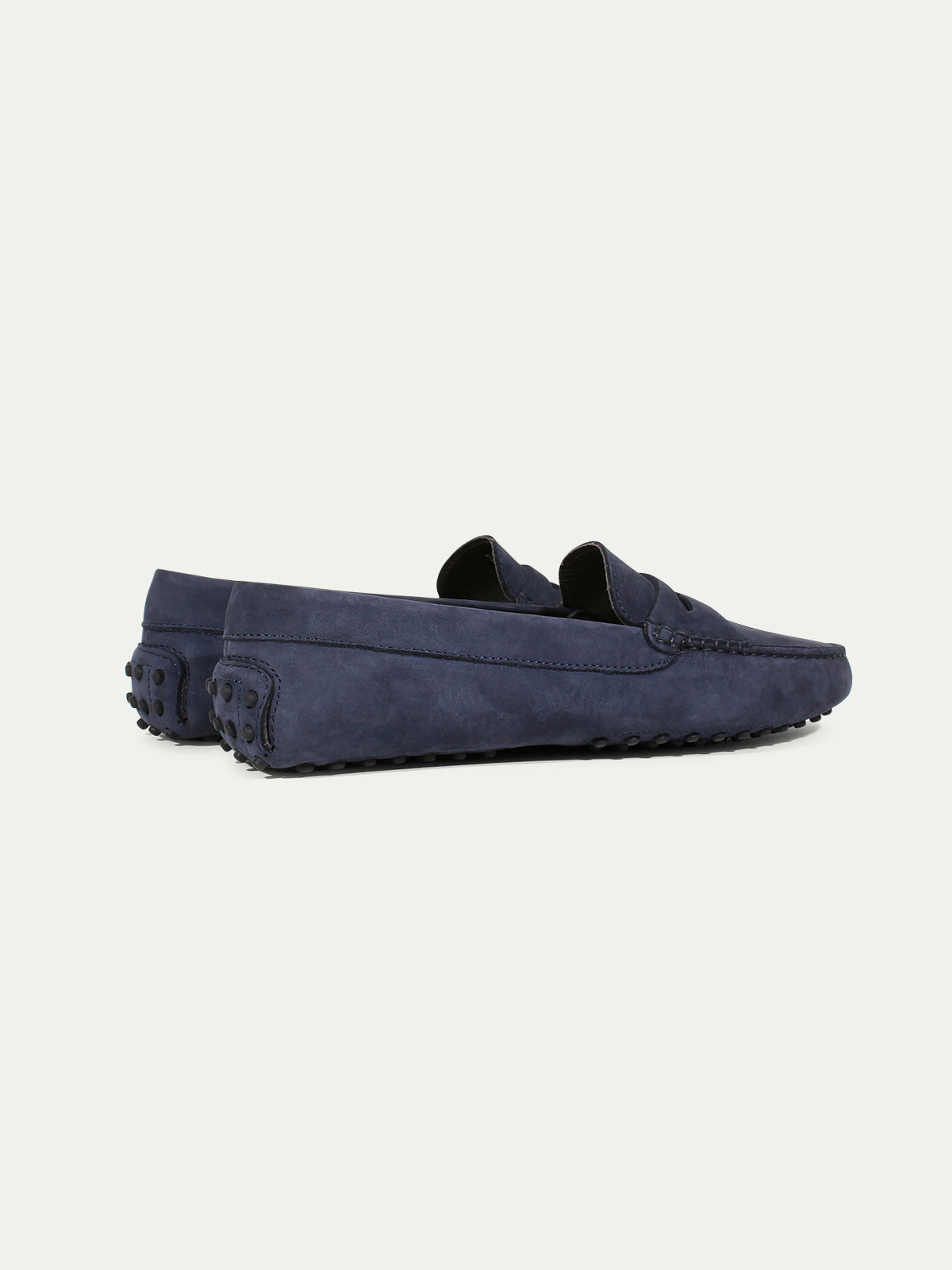 Navy Nubuck Driving Shoes