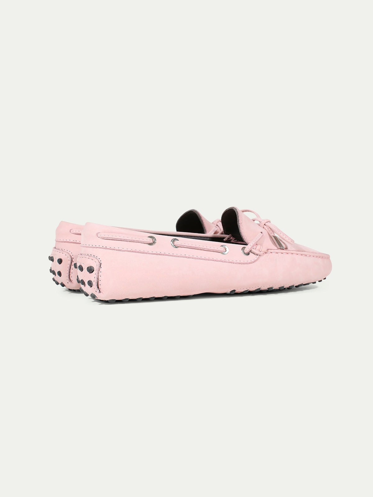 Light Pink Nubuck Driving Shoes