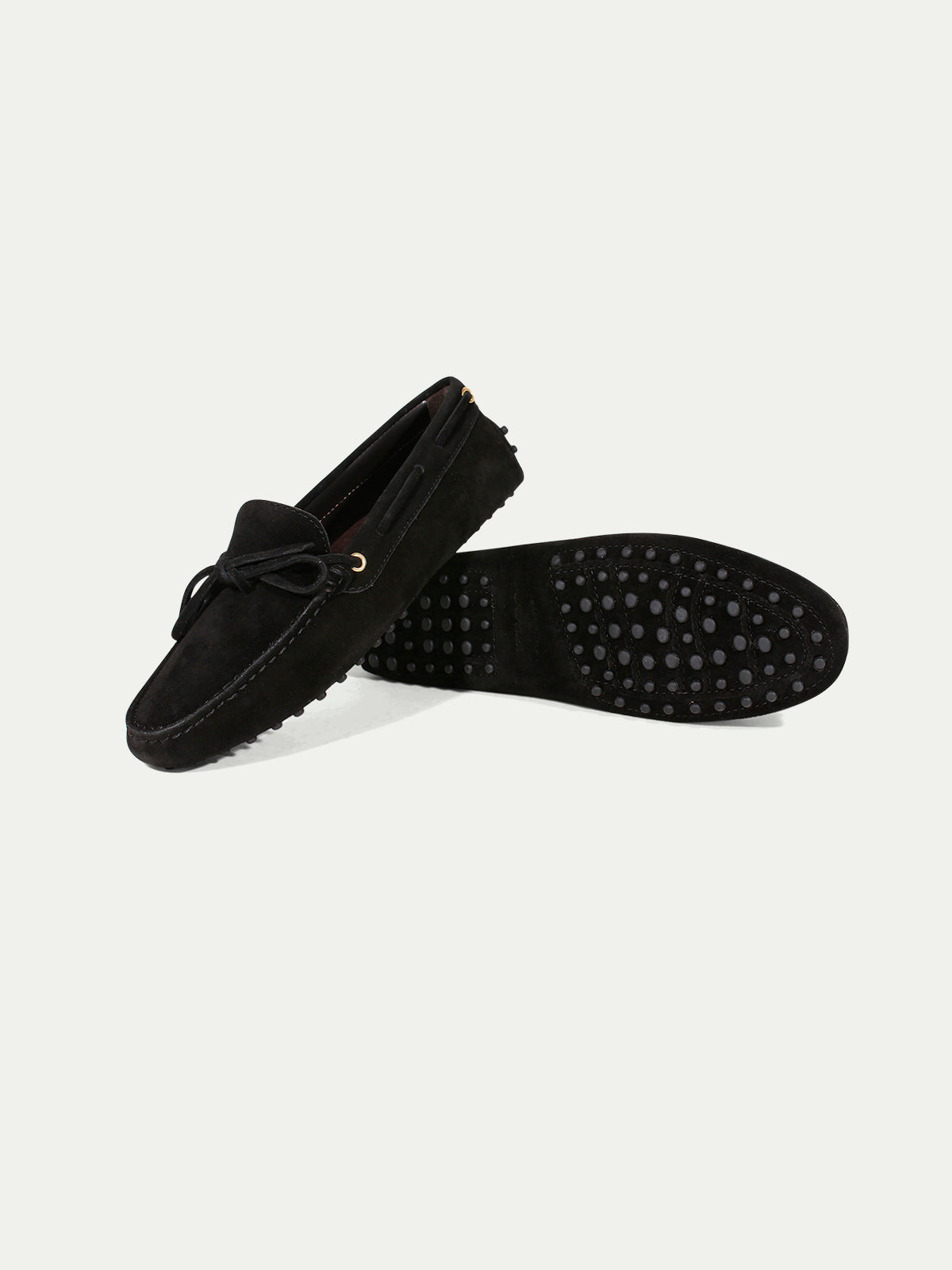 Black Suede Driving Shoes