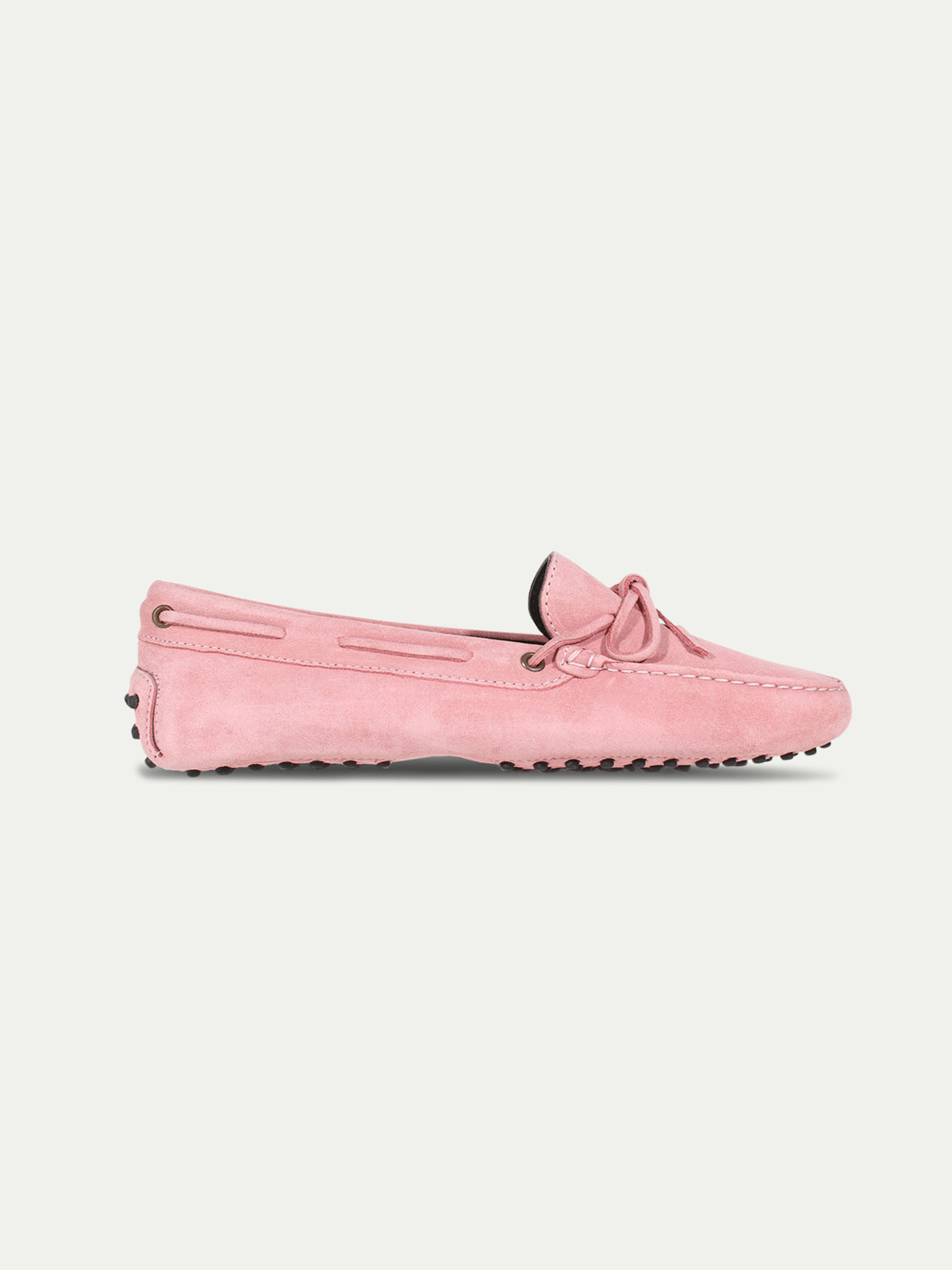 Pink Suede Driving Shoes