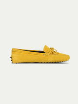 Yellow Suede Driving Shoes