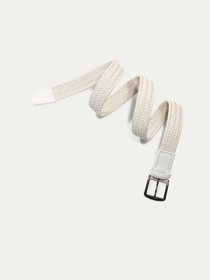 Light Grey Waxed Cotton Belt