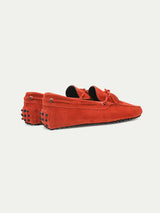 Burnt Red Suede Driving Shoes