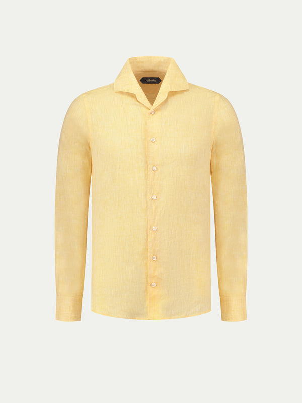 Yellow Linen Seaside Shirt