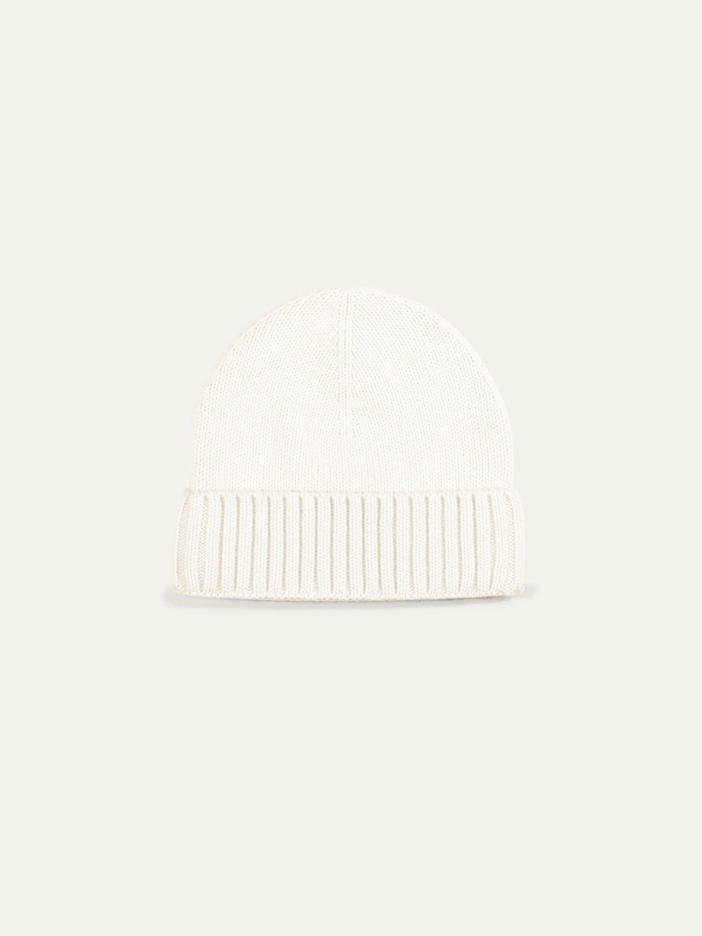 yo BIOTOP Cashmere knit hat white