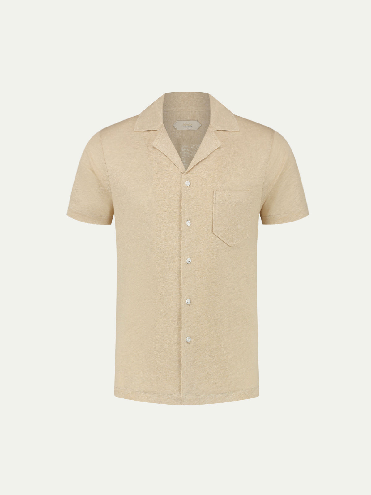 Aurélien | Beige Linen Resort Shirt