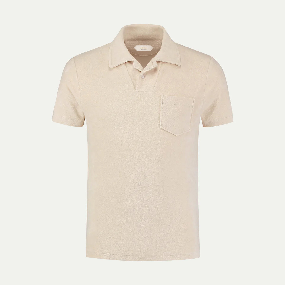 Aurélien | Shell Terry Towelling Polo Shirt