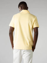 Yellow Terry Towelling Polo Shirt